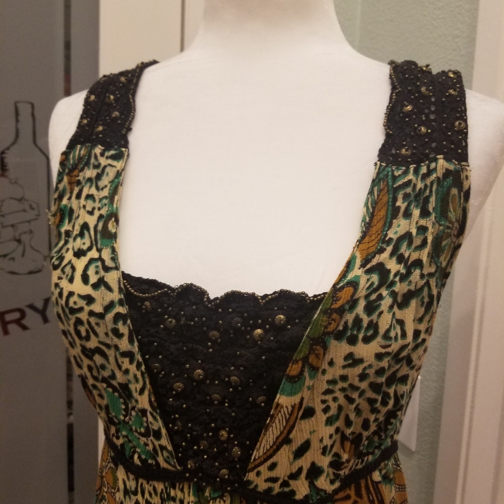 Sun Dress with Front Embroidery - Picture 2 of 5